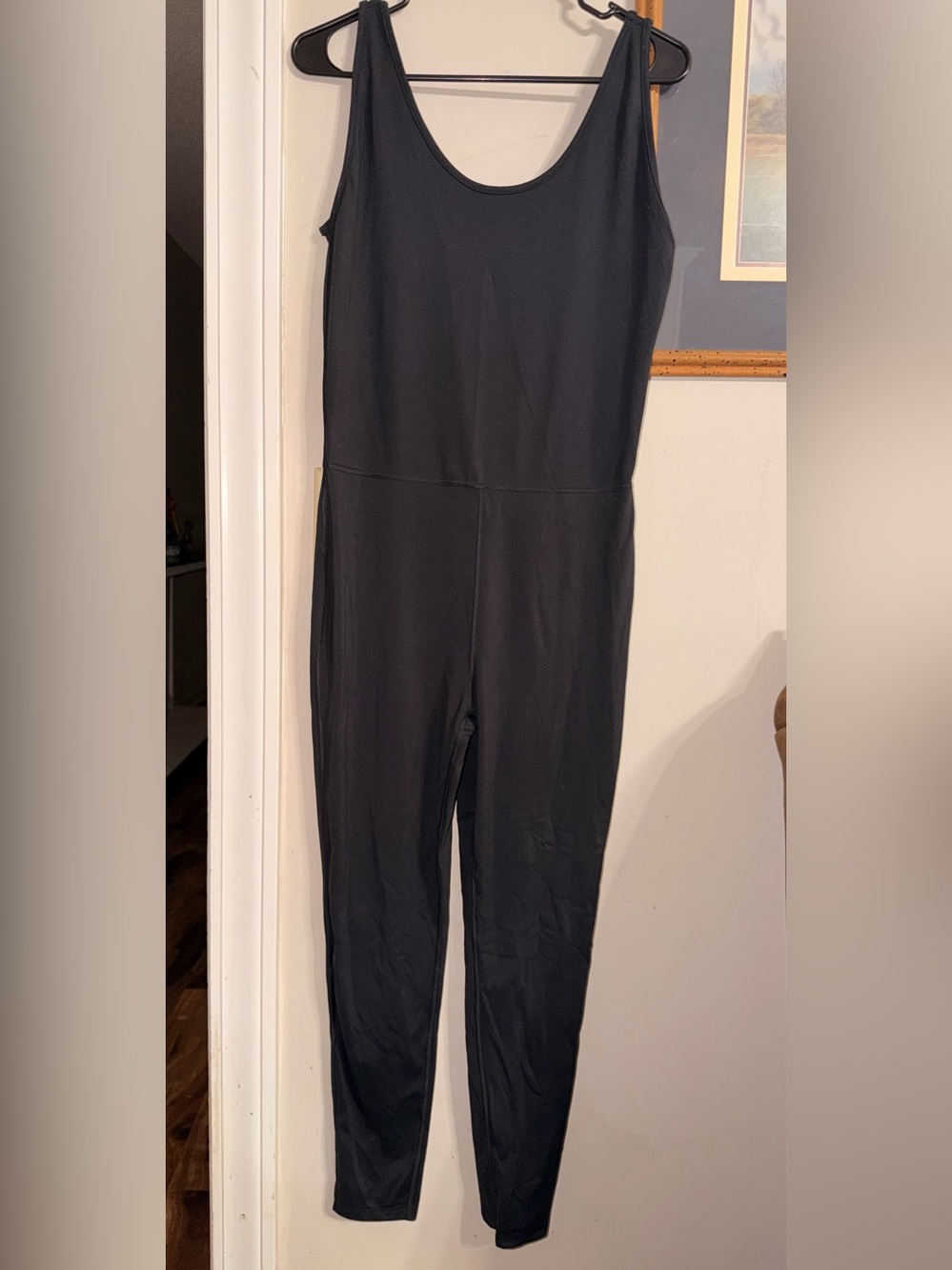 Pink Lily Butter Soft Classic Black Women’s Jumpsuit - Large